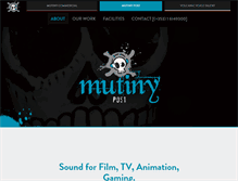 Tablet Screenshot of mutinypost.com